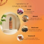 Shane Ayurveda Onion Hair Oil Malaysia for hair growth and reduced hair fall
